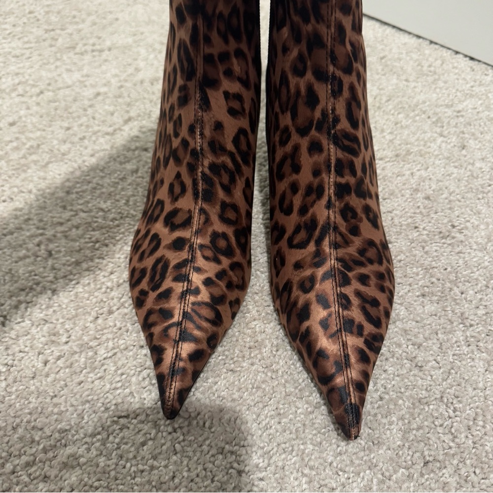 Zara Leopard Print Women's Ankle Boots - Picture 12 of 12
